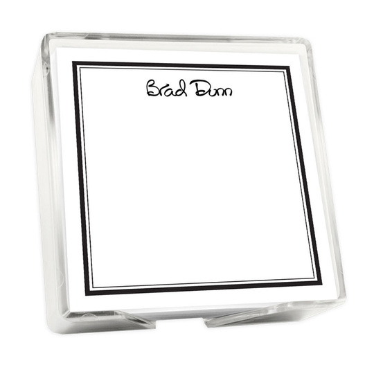 Santa Cruz Memo Square with Holder